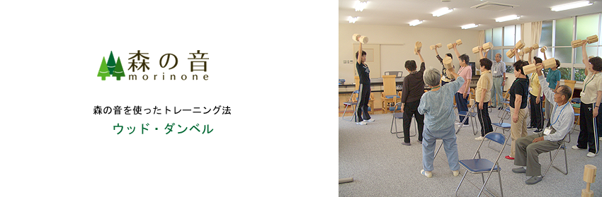 手軽にできるトレーニング法（ウッドダンベル）